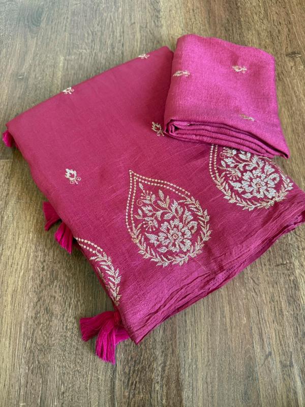 Vastrangan multi emrodairy surat bombay market saree